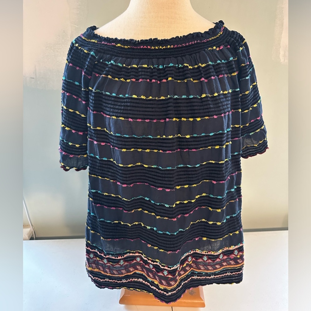 Easel Los Angeles Multicolor Off-Shoulder Women's Top